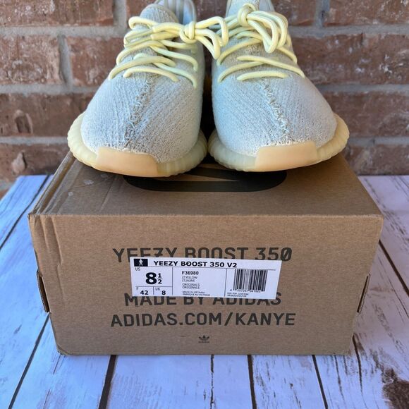 Adidas Yeezy Boost 350 V2 Kanye Butters Shoes Sneakers Sz 8.5 main image 10